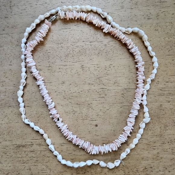 Necklaces Pukalani and seashell set - Picture 1 of 3